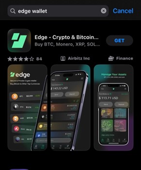 App Store Edge Wallet