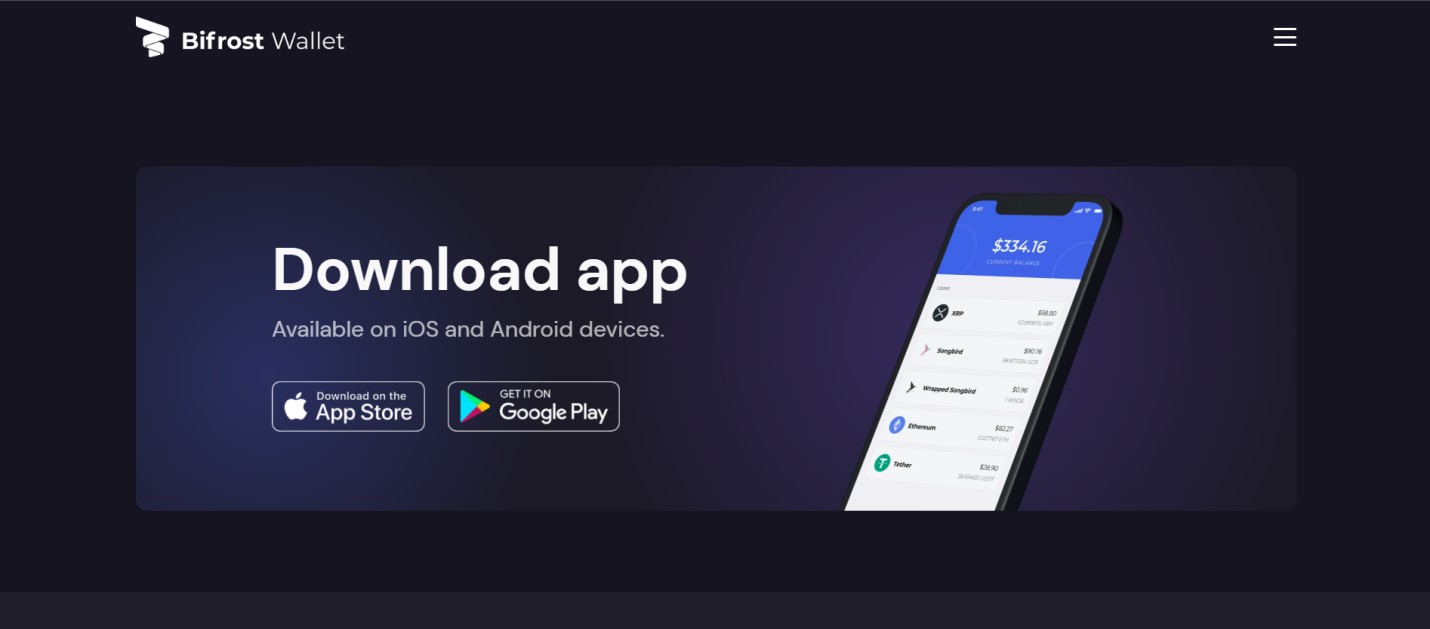 Bifrost Wallet Official Website