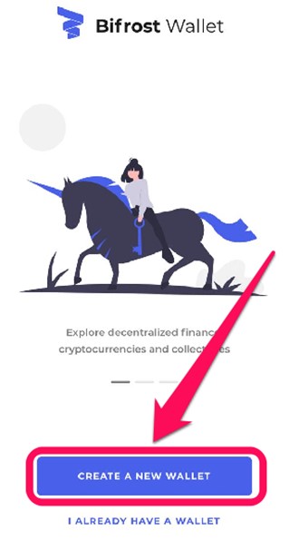 Create Bifrost New Wallet