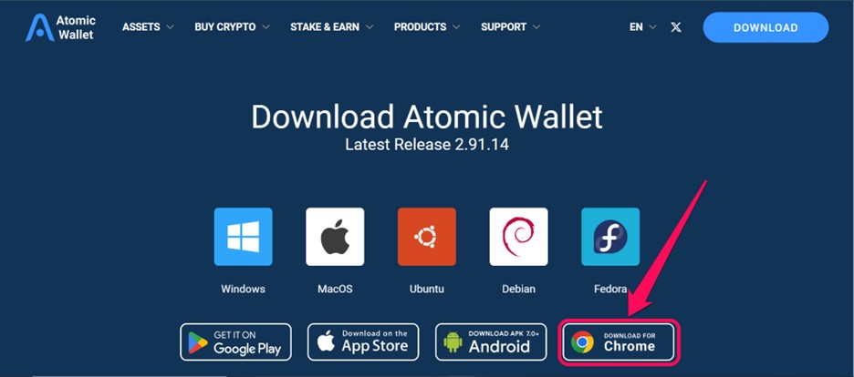 Download Chrome Atomic Wallet