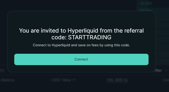 Hyperliquid Referral Code