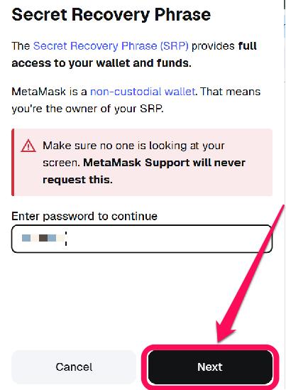 MetaMask First Security Quiz3