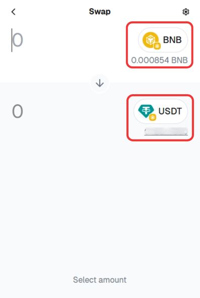 MetaMask Swap settings