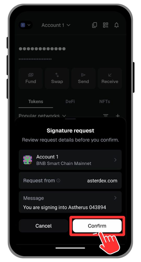 Web3 Wallet Signature Request