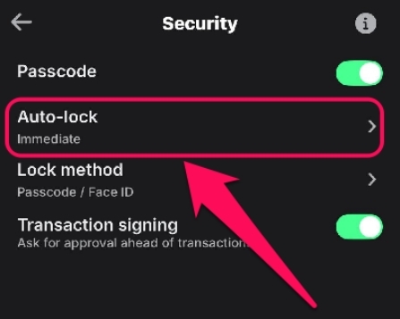 Trust Wallet Auto-Lock