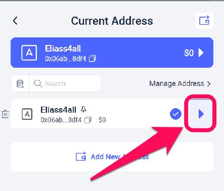 Account Details Arrow