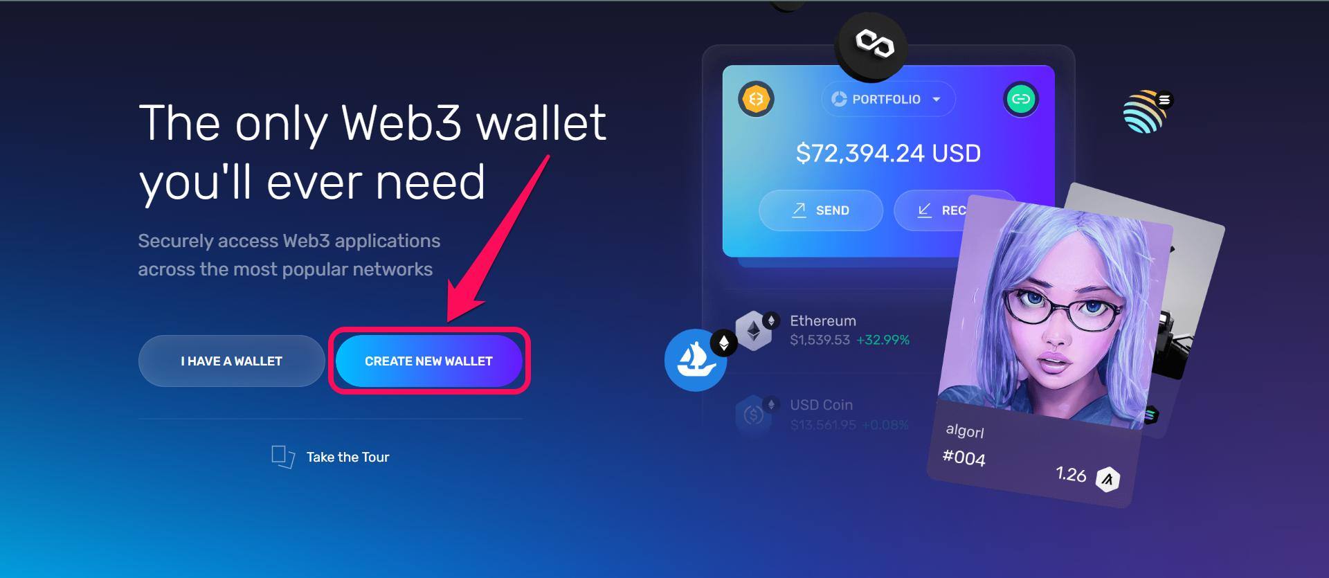 Create New Exodus Wallet