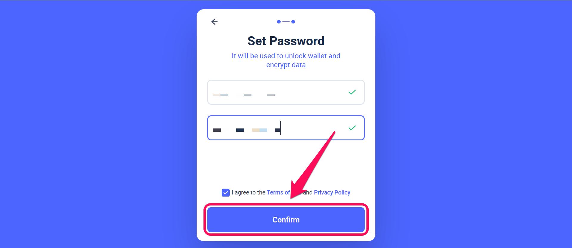 Create Rabby Password