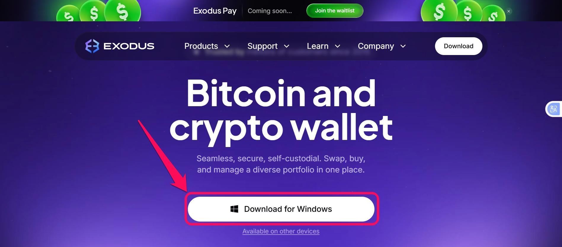 Download Exodus for Windows