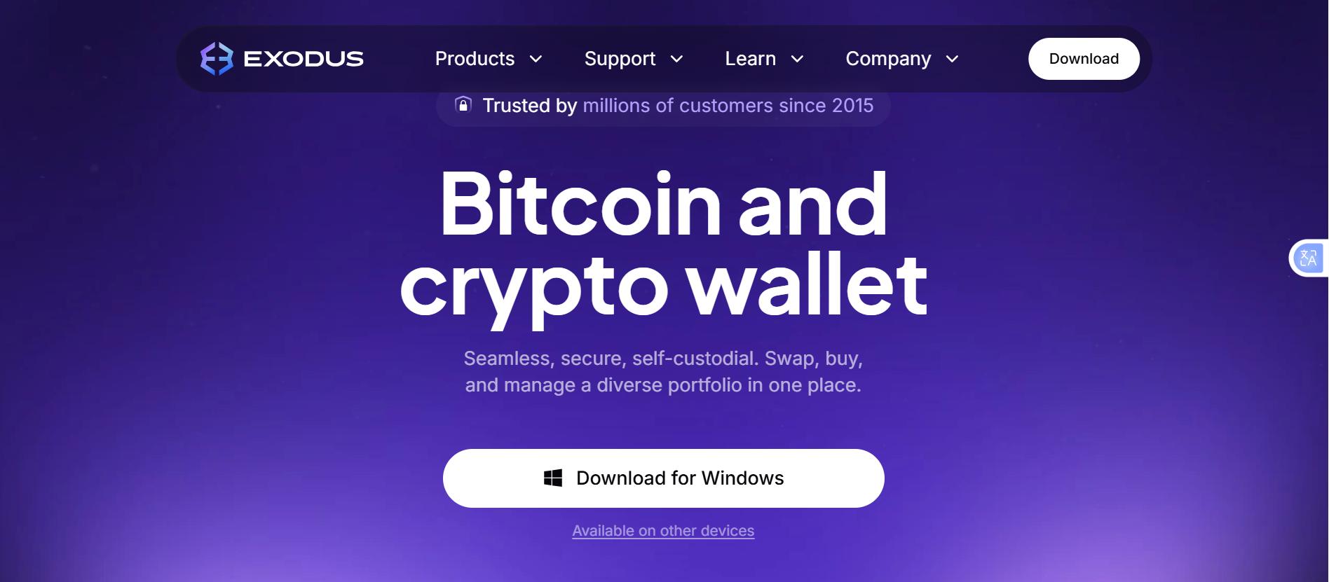 Exodus Wallet Official Website