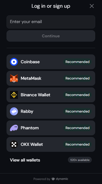 Lighter supported wallets