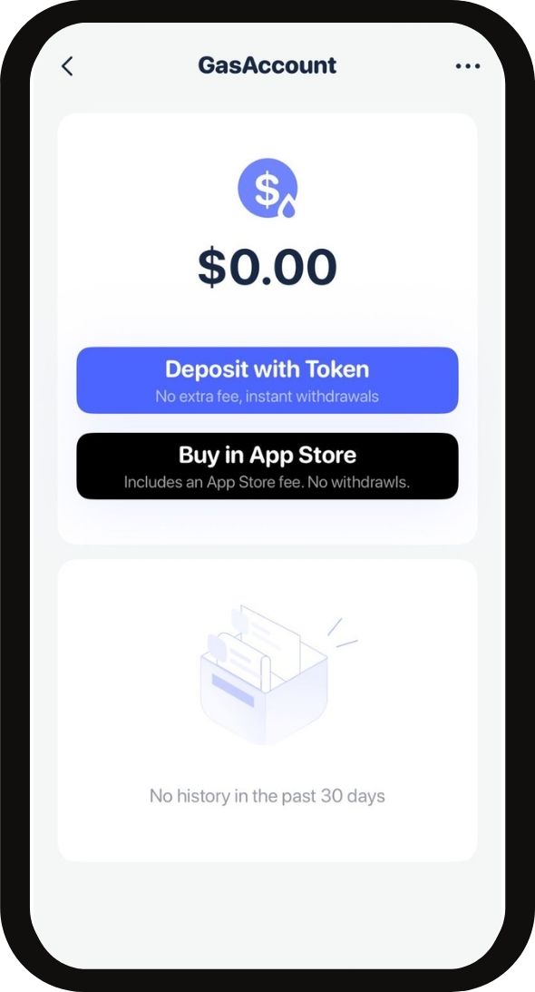 Rabby Wallet GasAccount