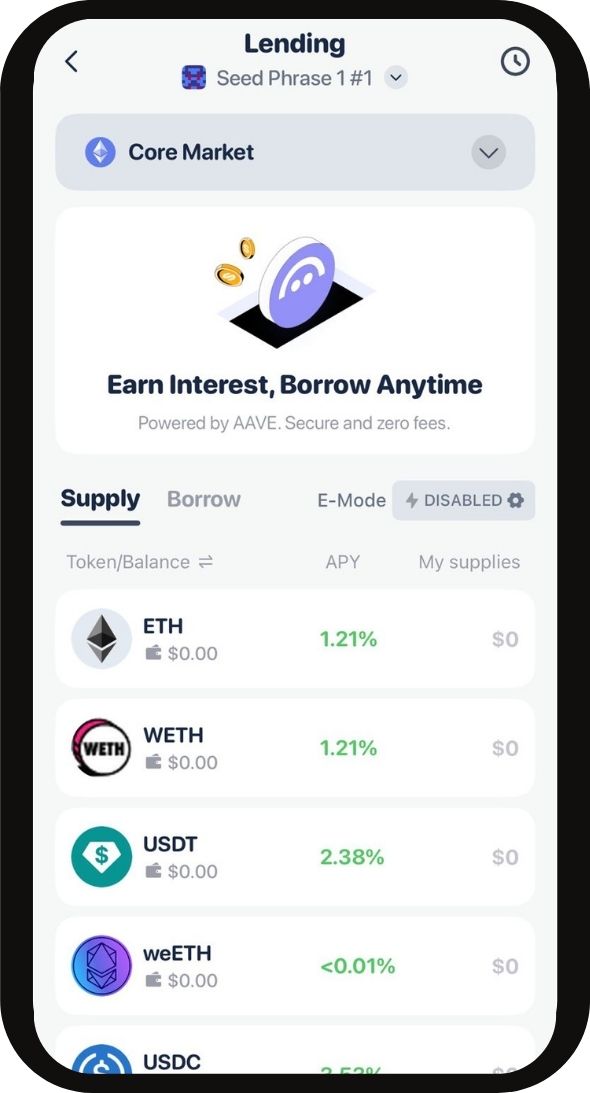 Rabby Wallet Lending
