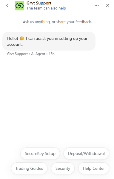 Grvt Online Chat