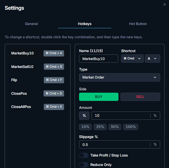 Pacifica Hotkeys