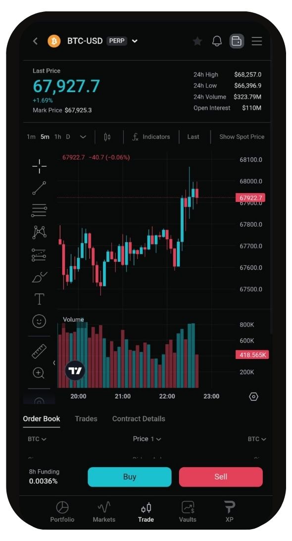 Paradex Mobile App