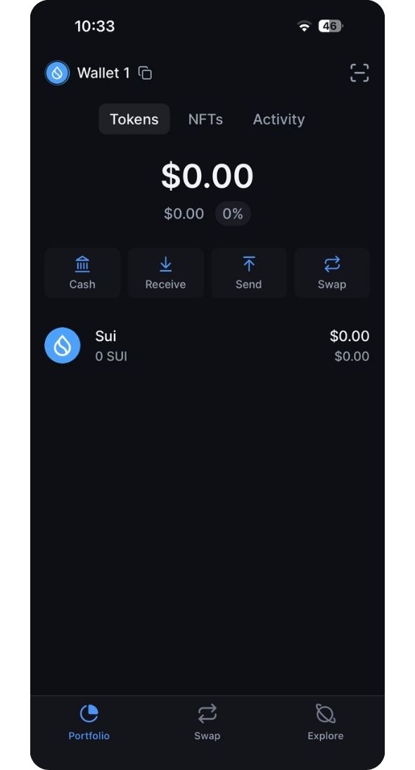 Backpack Web3 Wallet