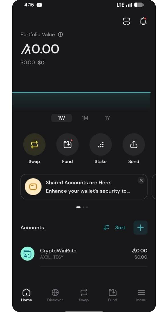 Pera Wallet mobile app