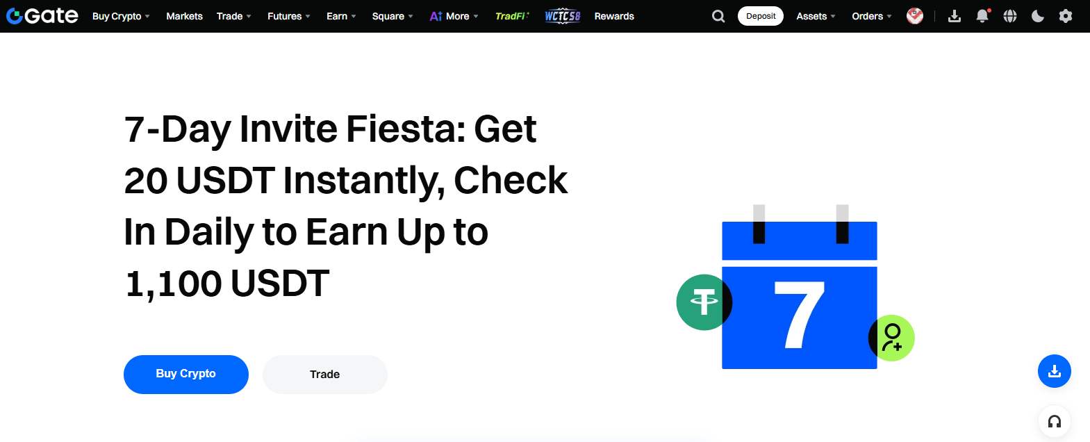 Gate.io homepage 2026