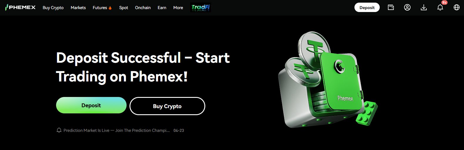 Phemex Homepage 2026