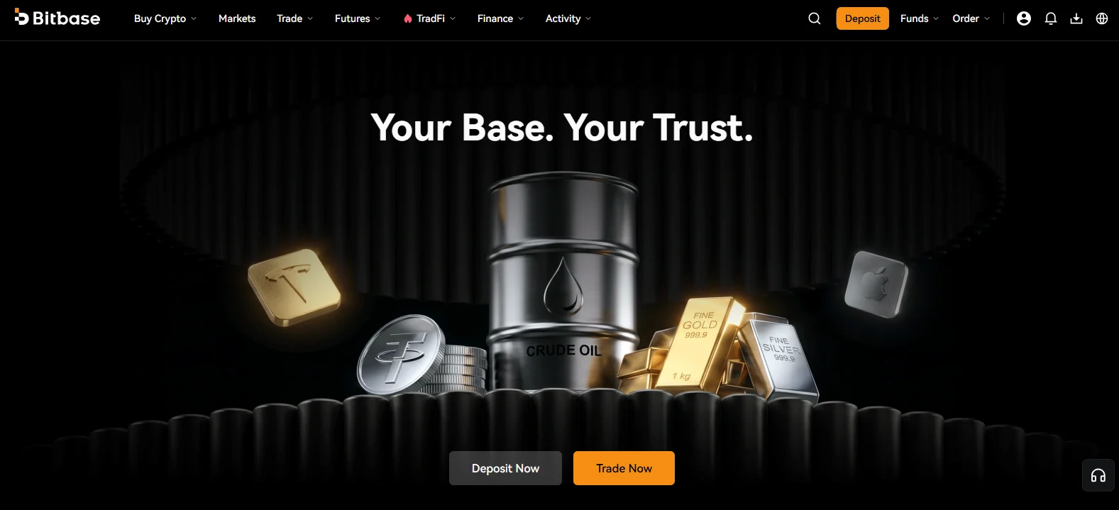 Bitbase homepage